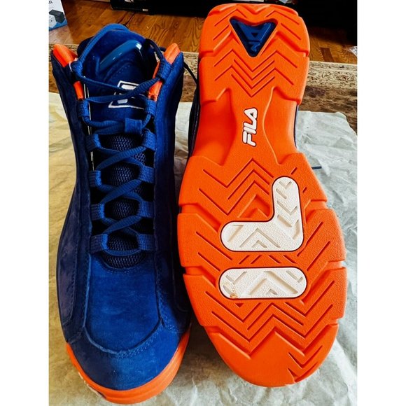 FILA MENS GRANT HILL 2 NEW YORK KNICKS SUEDE SHOES EXTREMELY RARE SIZE 12 NWOB main image 4